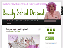 Tablet Screenshot of beautyschooldropout.net